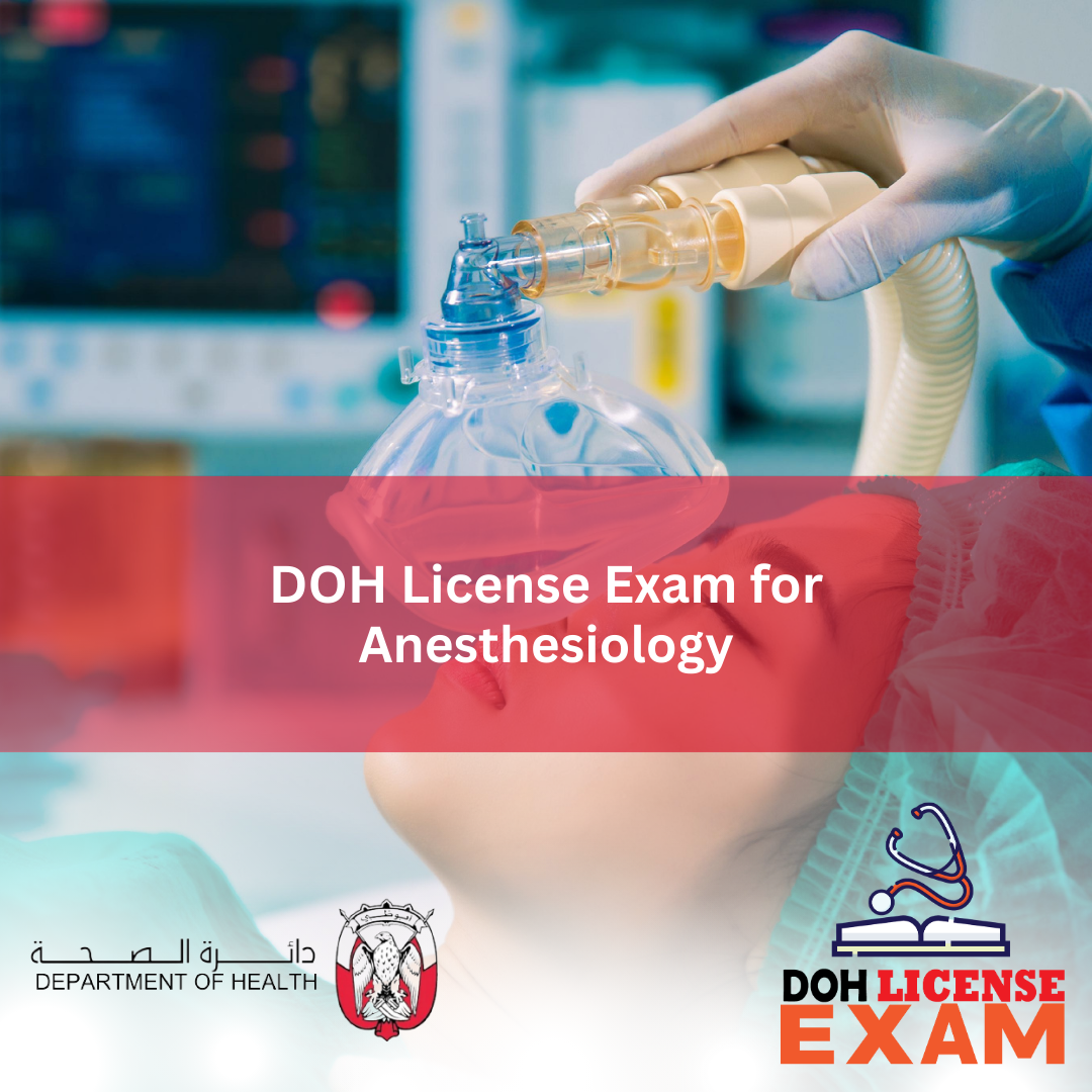 LICENSING EXAM FOR ANESTHESIA / ANESTHEESIOLOGY