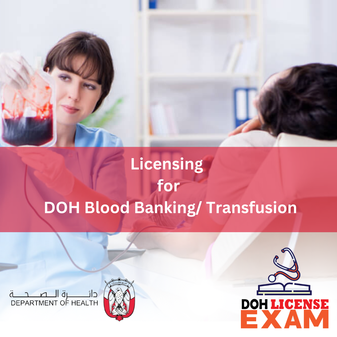 LICENSING FOR DOH BLOOD BANKING/TRANSFUSION