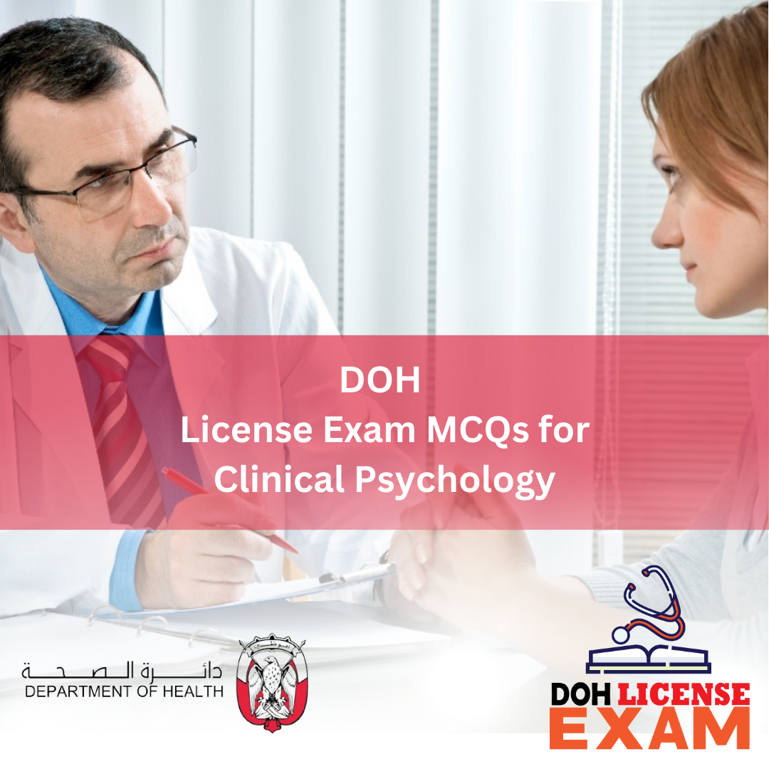 DOH LICENSE EXAM MCQs FOR CLINICAL PSYCHOLOGY