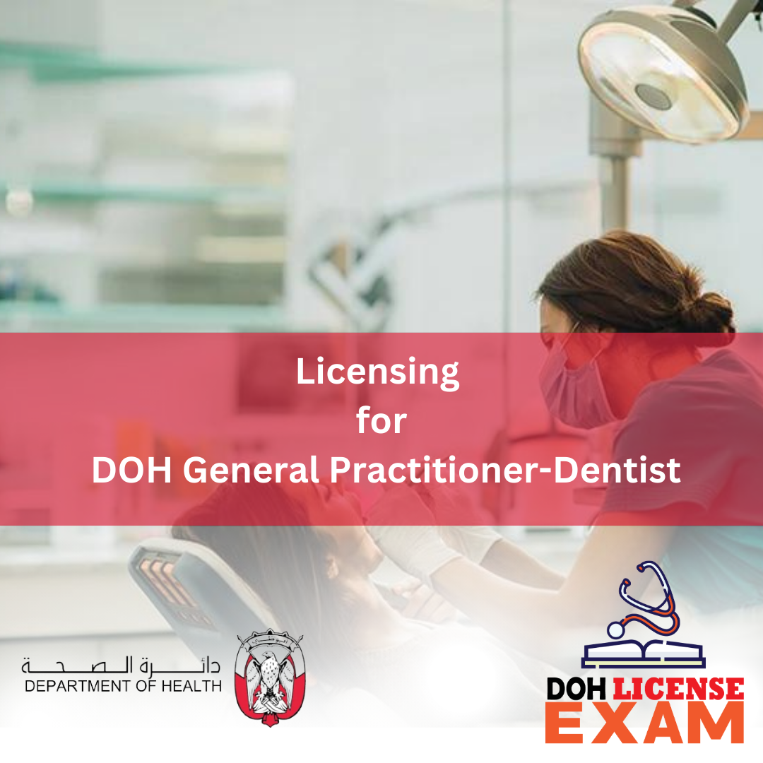 LICENSING FOR DOH GENERAL PRACTITIONER (GP) - DENTIST