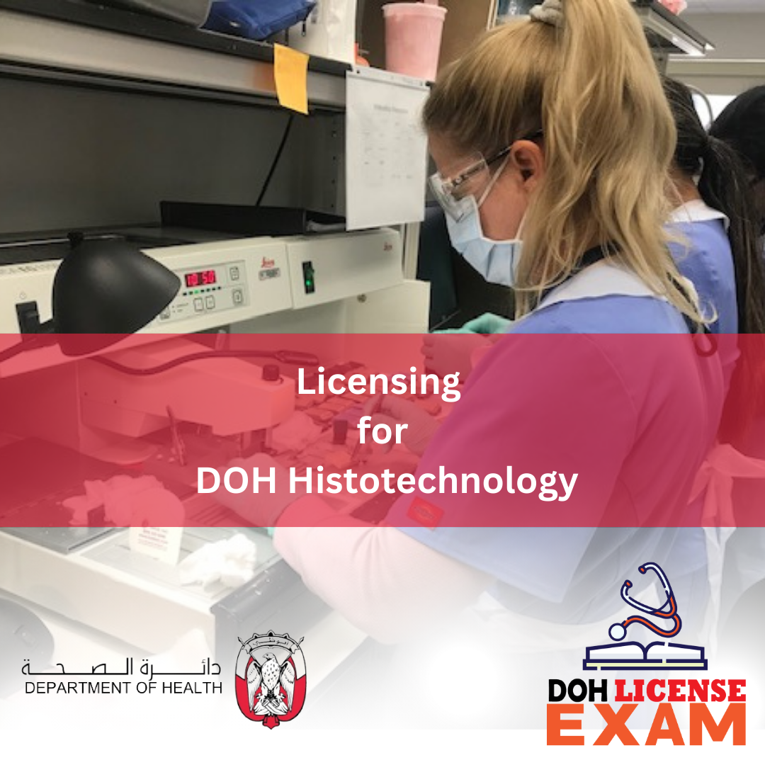 LICENSING FOR DOH HISTOTECHNOLOGY