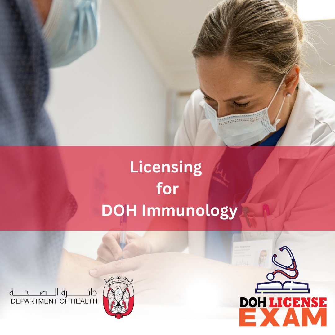 LICENSING FOR DOH IMMUNOLOGY