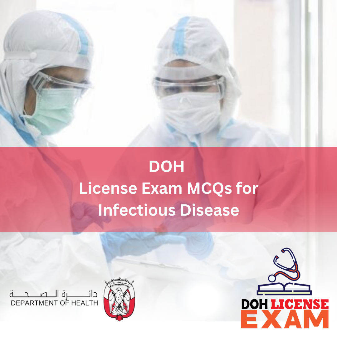 DOH LICENSE EXAM MCQs FOR INFECTIOUS DISEASE
