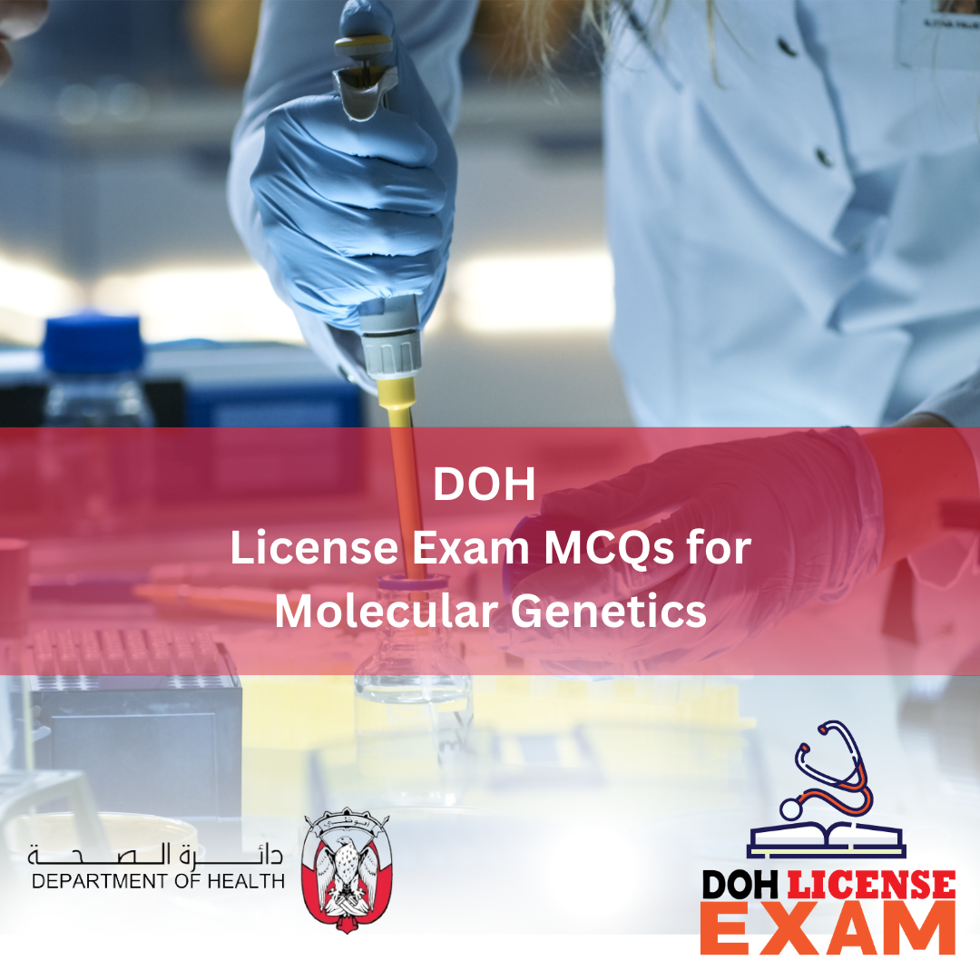 LICENSE EXAM FOR DOH MOLECULAR GENETICS