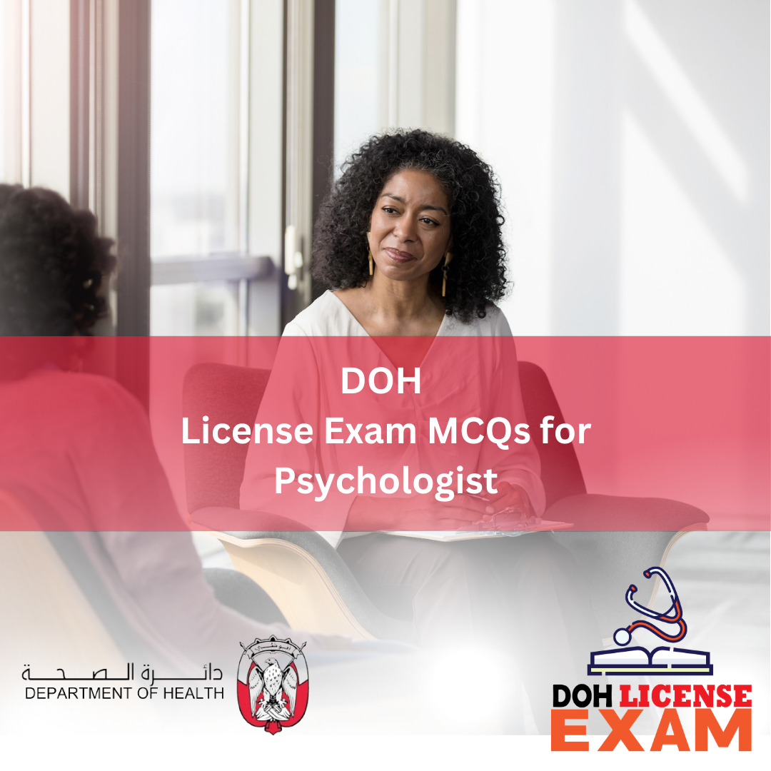 DOH LICENSE EXAM MCQs FOR PSYCHOLOGIST