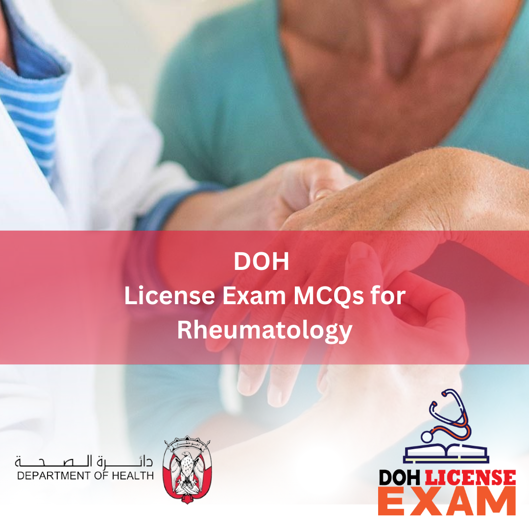 DOH LICENSE EXAM MCQs FOR RHEUMATOLOGY
