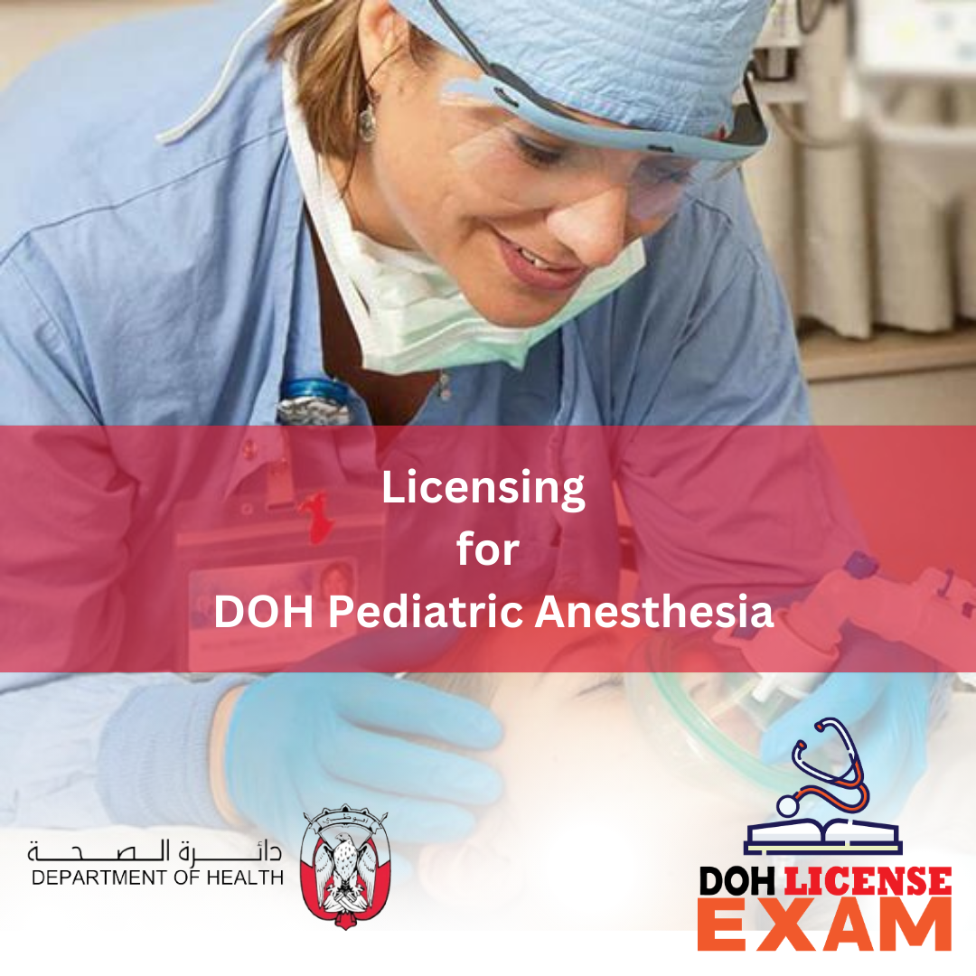LICENSING FOR DOH PEDIATRIC ANESTHESIA