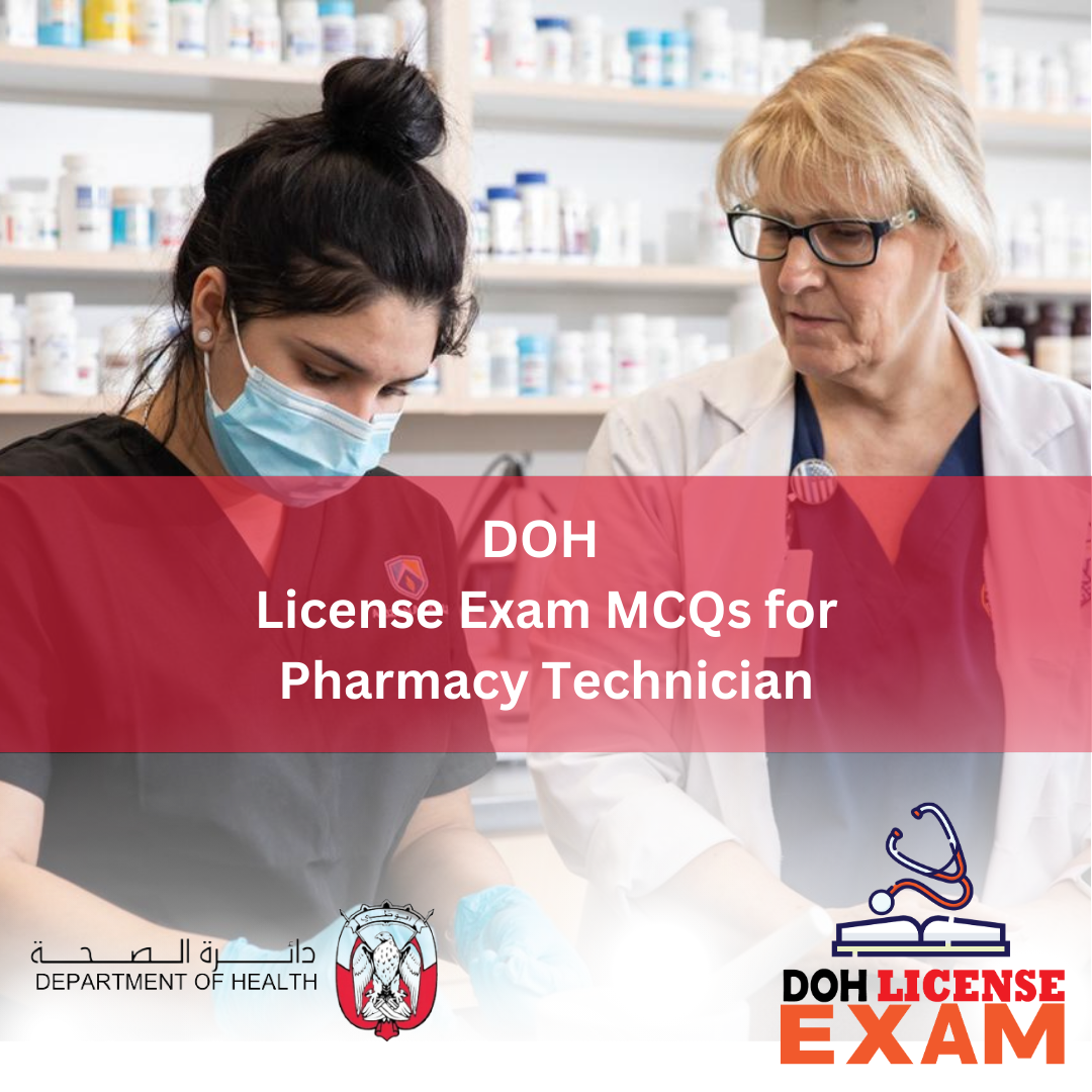 DOH LICENSE EXAM MCQs FOR PHARMACY TECHNICIAN