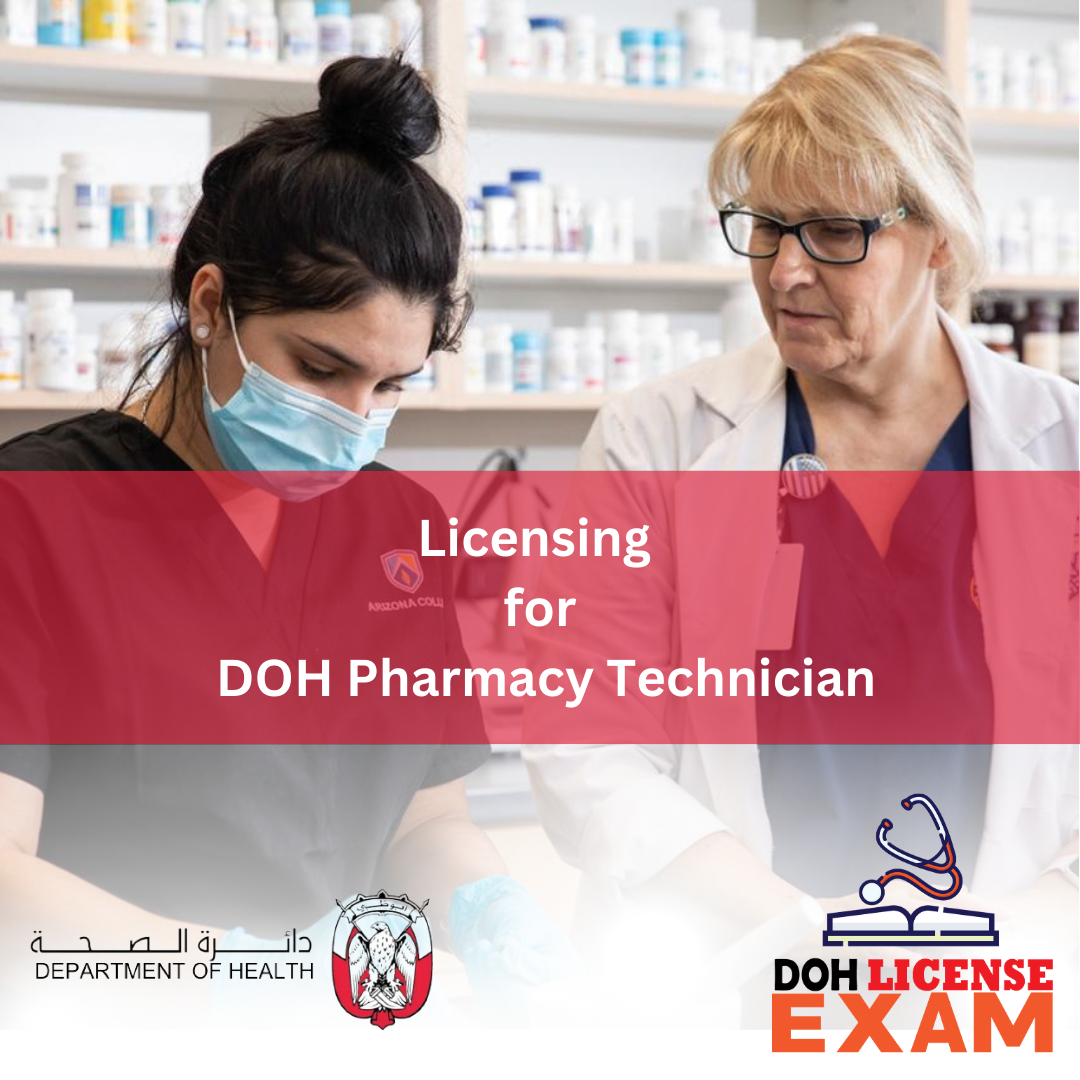 LICENSING FOR DOH PHARMACY TECHNICIAN