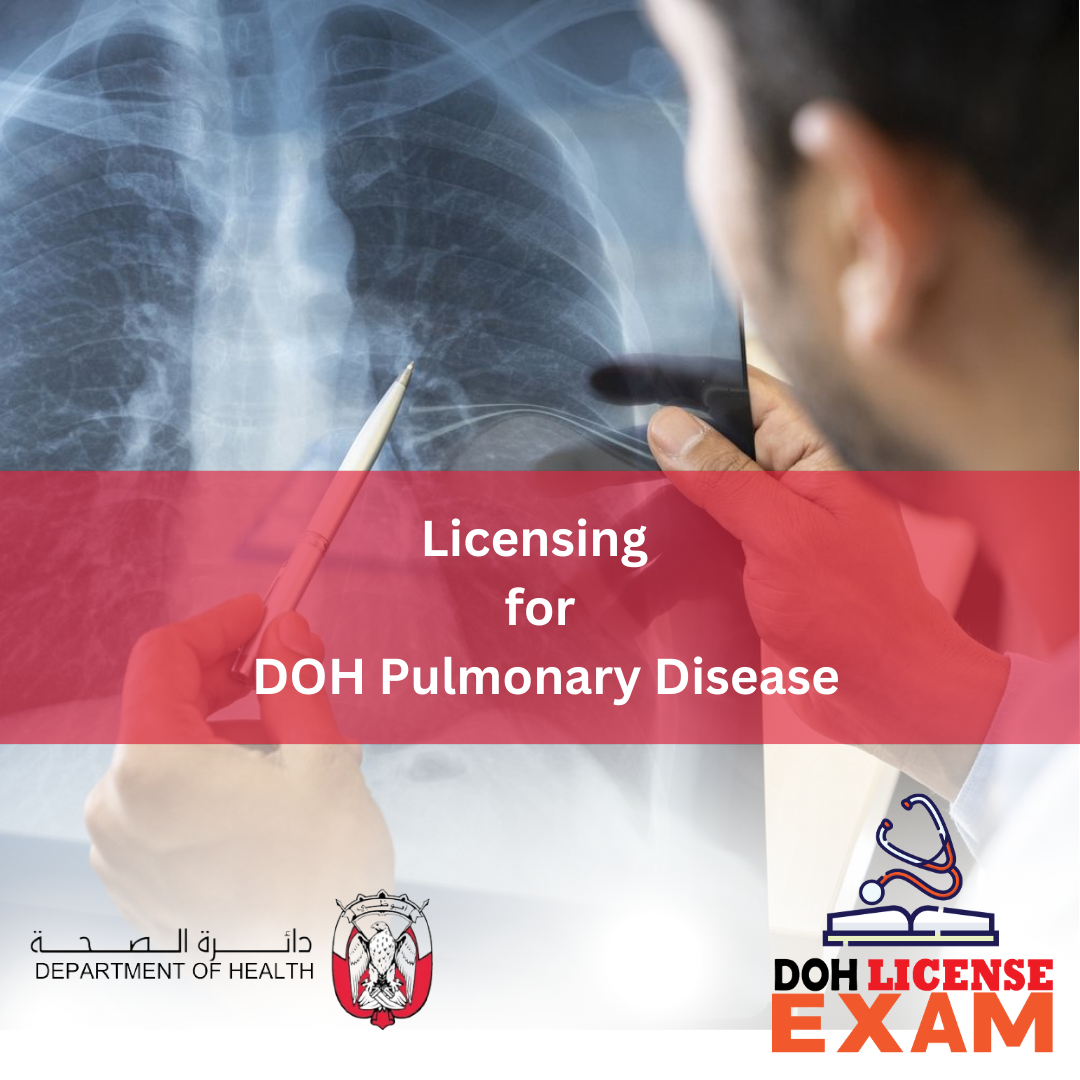 LICENSING FOR DOH PULMONARY DISEASE