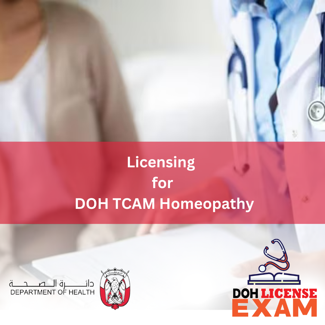 LICENSING FOR DOH TCAM HOMEOPATHY